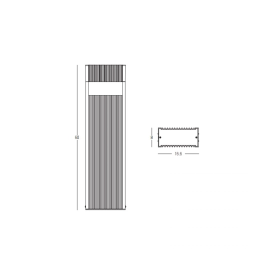 E368 OUTDOOR FLOOR LIGHT LED 30W 3000K ALUMINIUM GRAPHITE IP65 Zambelis Lights