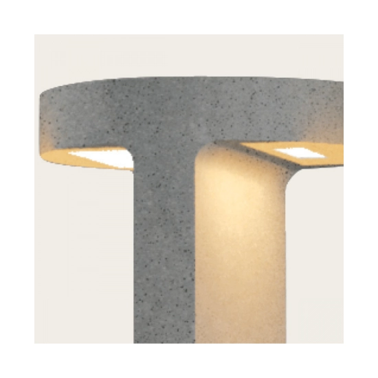E384 OUTDOOR FLOOR LIGHT LED 2X8W 3000K CONCRETE IP65 Zambelis Lights