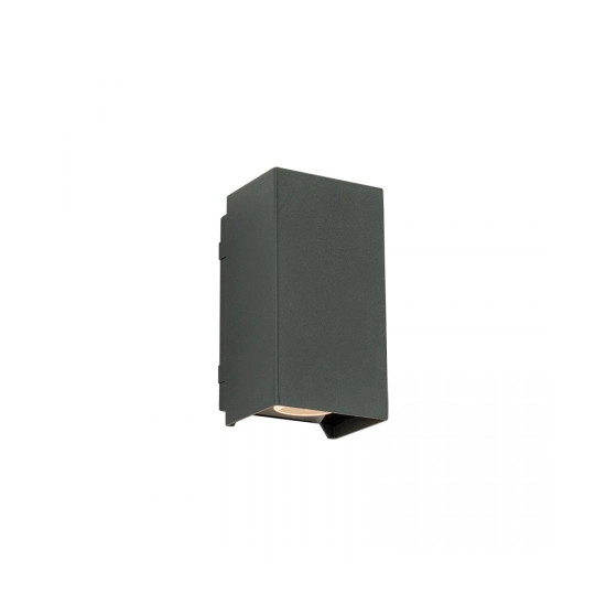 E412 OUTDOOR WALL LED UP-DOWN LIGHT 2*3W 3000K GRAPHITE ALUMINIUM IP65 Zambelis Lights