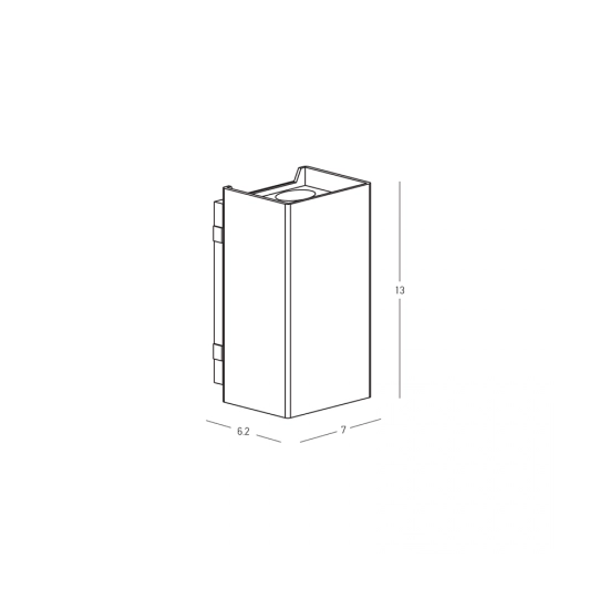 E412 OUTDOOR WALL LED UP-DOWN LIGHT 2*3W 3000K GRAPHITE ALUMINIUM IP65 Zambelis Lights