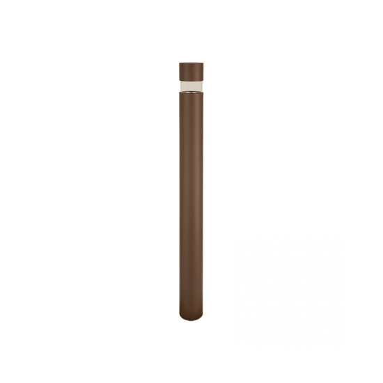 E423 OUTDOOR BOLLARD LED LIGHT 8W 3000K DARK COFFEE IP65 Zambelis Lights
