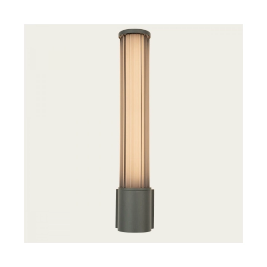 E428 OUTDOOR WALL LED LIGHT 12W 3000K GRAPHITE ALUMINIUM - GLASS - ACRYLIC IP54 Zambelis Lights