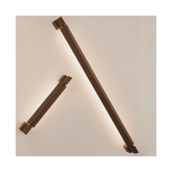E432 OUTDOOR WALL LED 350° ROTATABLE LIGHT 36W 3000K BROWN ALUMINIUM IP54 Zambelis Lights