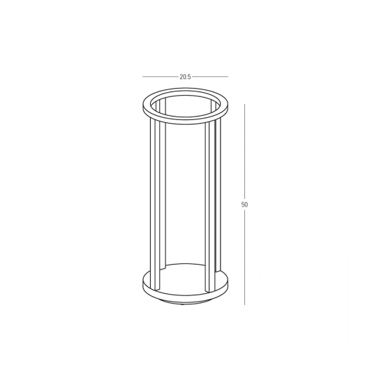 E444 OUTDOOR FLOOR LED LIGHT 9.2W 3000K GRAPHITE IP65 Zambelis Lights