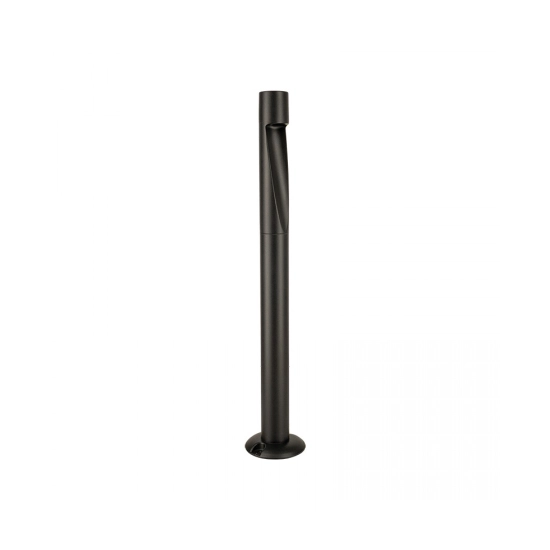 E463 OUTDOOR BOLLARD LED LIGHT 6W 3000K SANDY BLACK ALUMINIUM - GLASS IP65 Zambelis Lights
