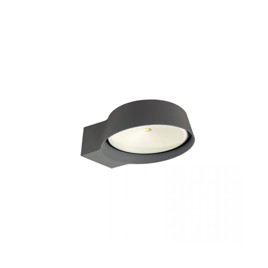 E464 OUTDOOR WALL LED LIGHT 12W 3000K GRAPHITE ALUMINIUM IP54 Zambelis Lights