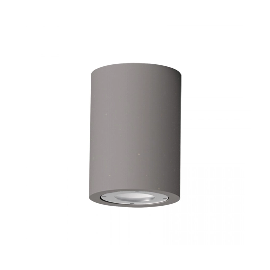 E480 OUTDOOR CEILING LIGHT 1xGU10 LED MAX 9W CONCRETE- METAL IP54 Zambelis Lights