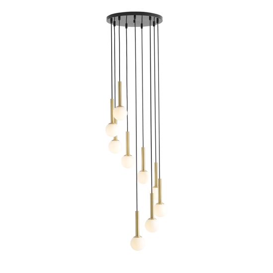 LAMPA WISZĄCA RIU 9 CZARNY 1103N1 Aldex - zdjęcie produktu