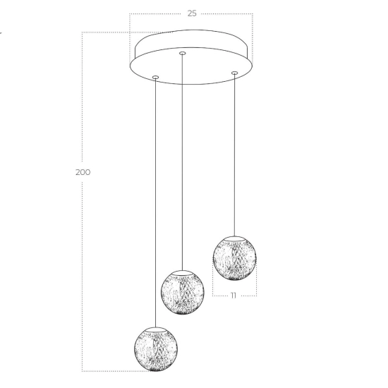 Lampa wisząca EDEM AZ6020 AZZARDO