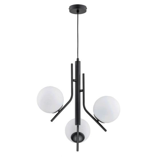 Lampa wisząca ESTEL CZARNO-BIAŁA 3xE14 62331 ALFA