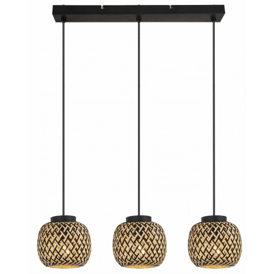 Elaine - lampa wisząca czarny mat 342203-30 REALITY