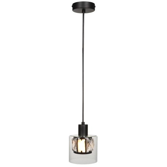 Lampa wisząca czarny Elmo 1xE14 40W 338801-02 REALITY