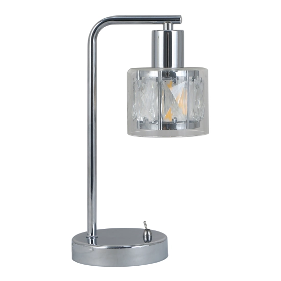 Lampa stołowa chrom Elmo 1xE14 40W 538801-06 REALITY