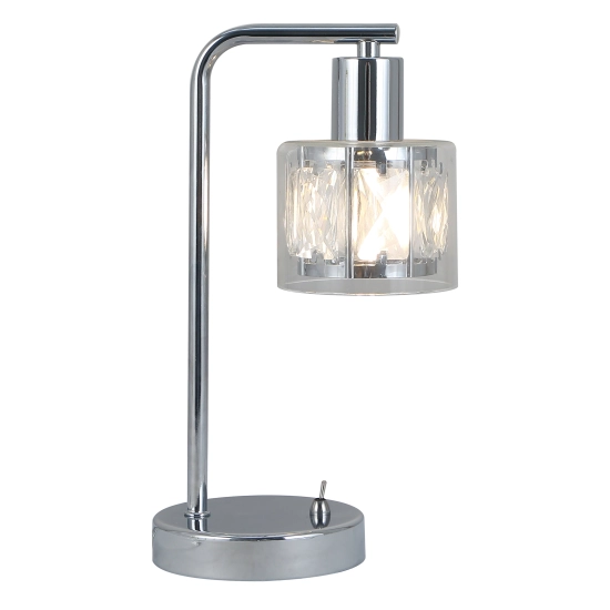 Lampa stołowa chrom Elmo 1xE14 40W 538801-06 REALITY