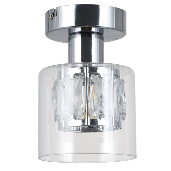 Plafon 1 płomienny chrom Elmo 1xE14 40W 638801-06 REALITY