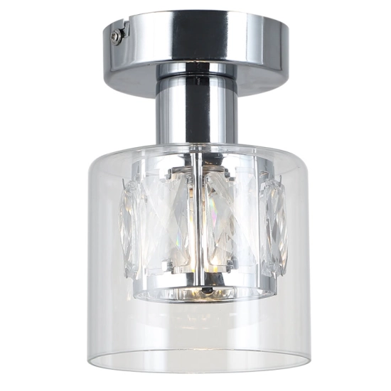 Plafon 1 płomienny chrom Elmo 1xE14 40W 638801-06 REALITY