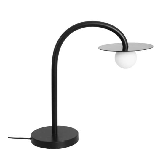Lampa Stołowa Enigma Czarna T0053 MAXLIGHT
