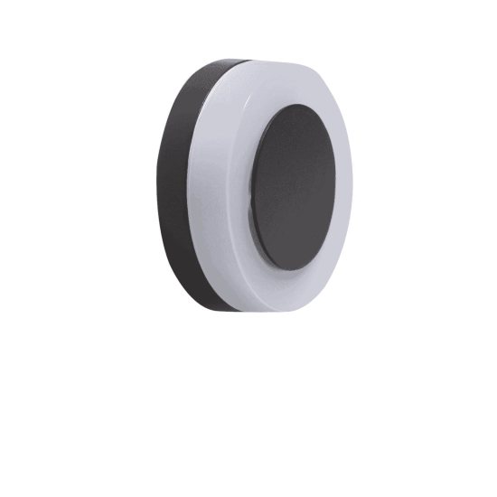 Enok Round Wall 3000K (dark grey) AZ4460 LED 9W 700lm 3000K IP54 METAL PC AZZARDO