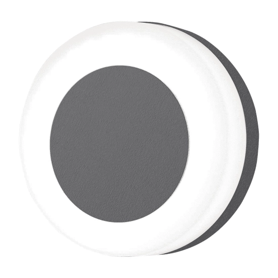 Enok Round Wall 3000K (dark grey) AZ4460 LED 9W 700lm 3000K IP54 METAL PC AZZARDO
