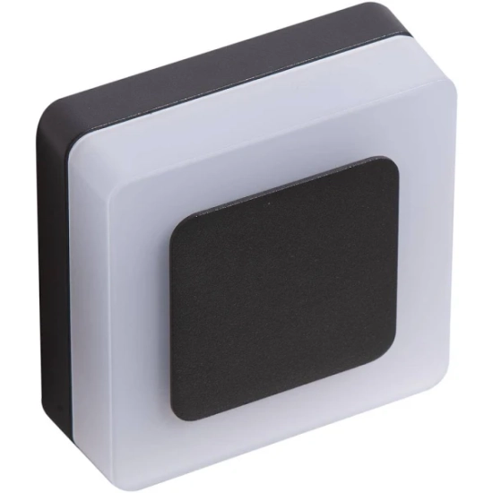 Enok Square Wall 3000K (black) AZ4461 LED 9W 700lm 3000K IP54 METAL PC AZZARDO