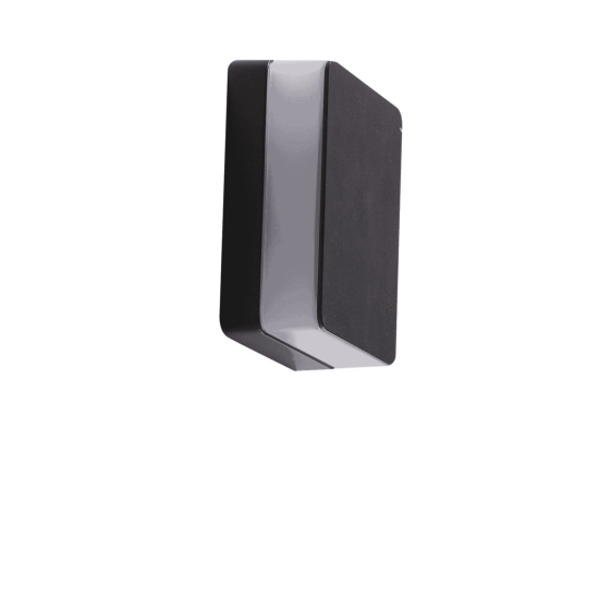 Enok Square Wall 4000K (black) AZ4462 LED 9W 700lm 4000K IP54 METAL PC AZZARDO