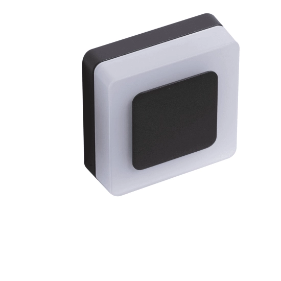 Enok Square Wall 4000K (black) AZ4462 LED 9W 700lm 4000K IP54 METAL PC AZZARDO