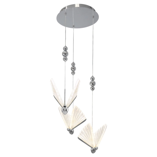 Mariposa 3 wisząca chrom LP-1715/3P CH LIGHT PRESTIGE