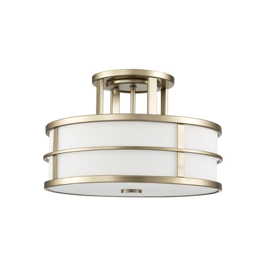 Półplafon Fusion – 3 źródła światła – Naturalny mosiądz FE-FUSION-SF-PNBR Elstead Lighting
