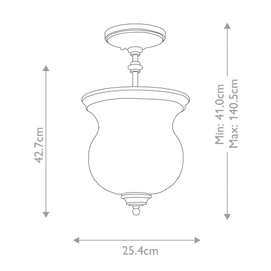 Lampa wisząca Pickering Lane – 3 źródła światła – Polerowany nikiel FE-PICKERING-LANE-SF-PN Elstead Lighting