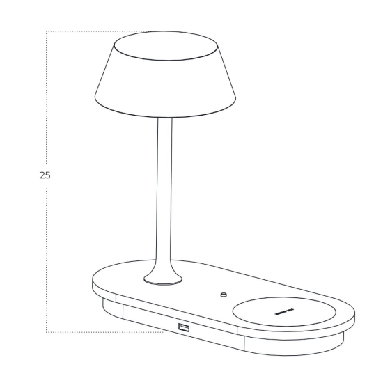 Lampa biurkowa FINO AZ5913 9W 3000K AZZARDO