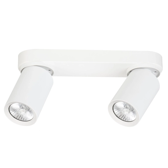 Lampa reflektor sufitowy FLEX BIAŁY 2xGU10 26cm 59028 ALFA
