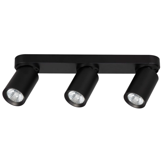 Lampa reflektor sufitowy FLEX CZARNY 3xGU10 38cm 59031 ALFA