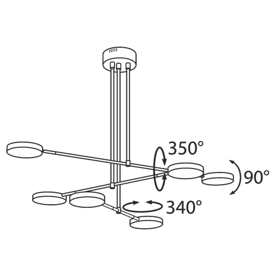 Lampa wisząca Fad MOD070PL-L38B3K Maytoni - zdjęcie dodatkowe 7
