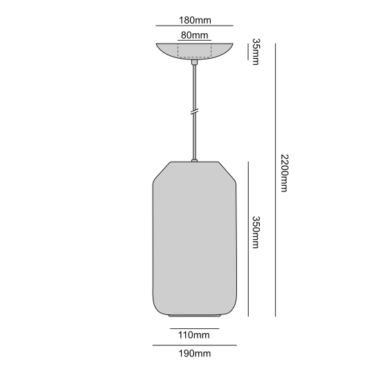 FLASK terra M 8500G24_M 1 x E27 max 15W Aldex