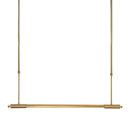 Lampa Wiszaca Flusore Brushed Gold P0660D MaxLight