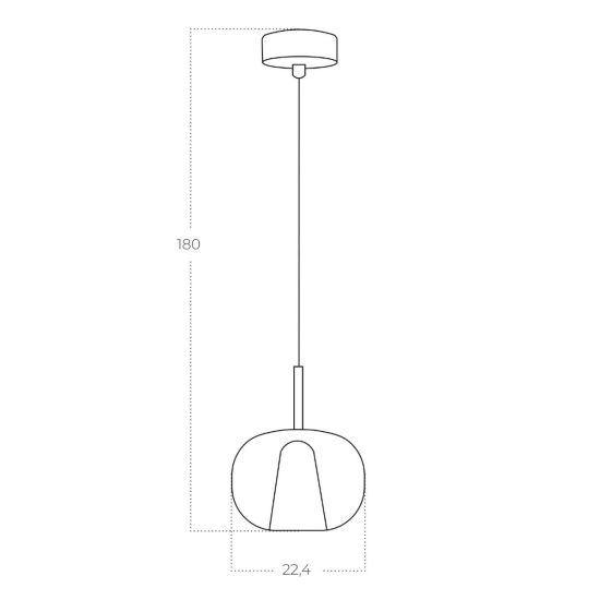 Lampa wisząca GRACE AZ6271 AZZARDO