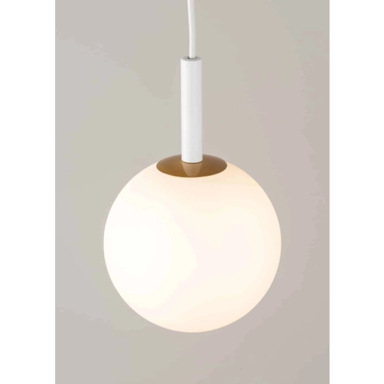 kinkiecik.pl Lampa wisząca kula biała Sigma Lighting GAMA 1 33405