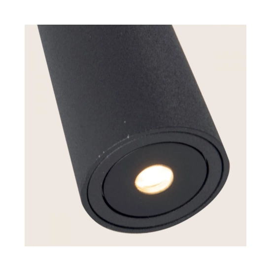 H72 SCONCE LED 3W 3000K SANDY BLACK Zambelis Lights