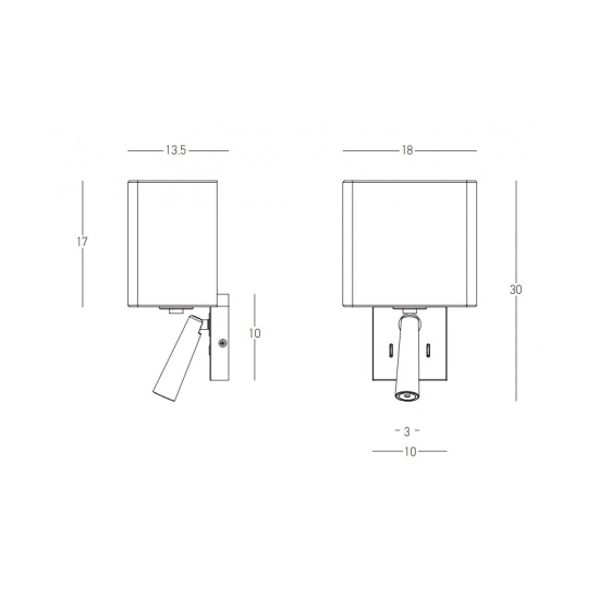 H73 SCONCE LED 3W 1XE27 BRUSHED BRASS - BEIGE Zambelis Lights