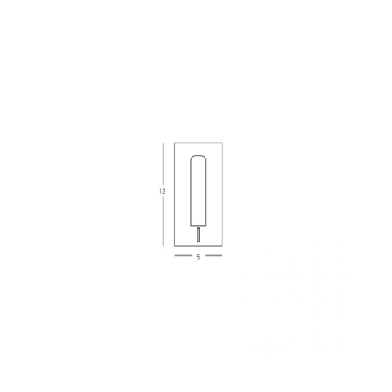 H80 SCONCE LED LIGHT 3W 3000K BLACK MATT Zambelis Lights