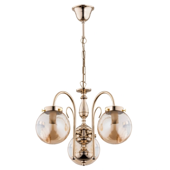 Lampa wisząca HERO ZŁOTA 3xE14 28273 ALFA