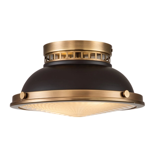 Plafon Amelia – 2 źródła światła – Brązowy HK-AMELIA-F-M-RB Elstead Lighting