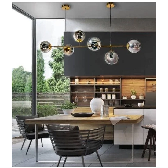 Lampa wisząca Helios 6 (gold) AZ4699 AZZARDO