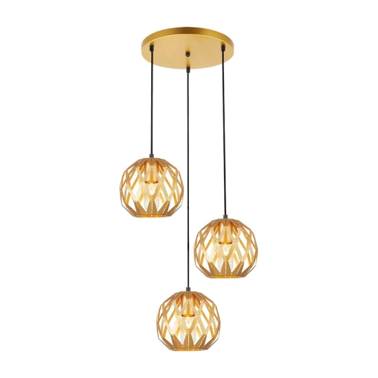 Hilo Lampa wisząca PND-22341-3SA-GD Italux - zdjęcie produktu