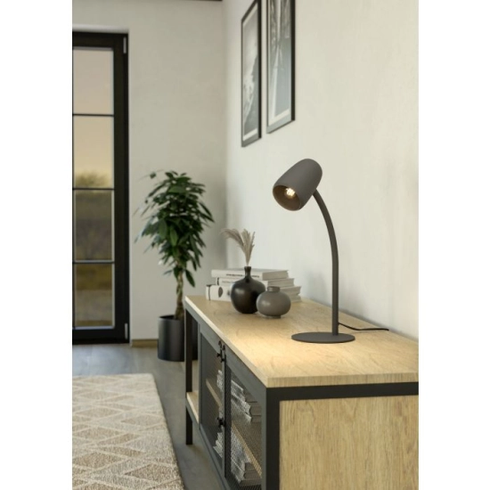 CARLO Lampa stołowa E14 Czarna 901828 EGLO