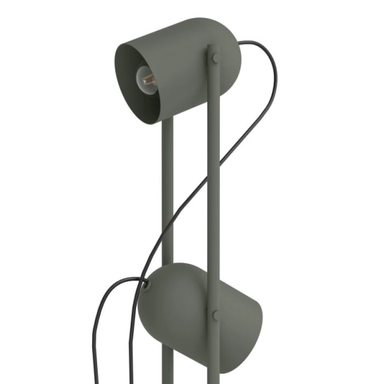 TILSTON Lampa podłogowa 2xE14 Zielona 44137 EGLO