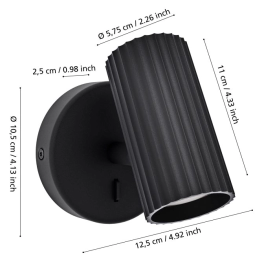 PORTILLO lampa ścienna 902031 EGLO