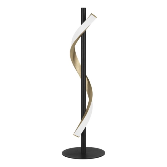CONAPRATO Lampa stołowa LED czarny/mosiądz 1050lm 2700-6500K 902137 EGLO