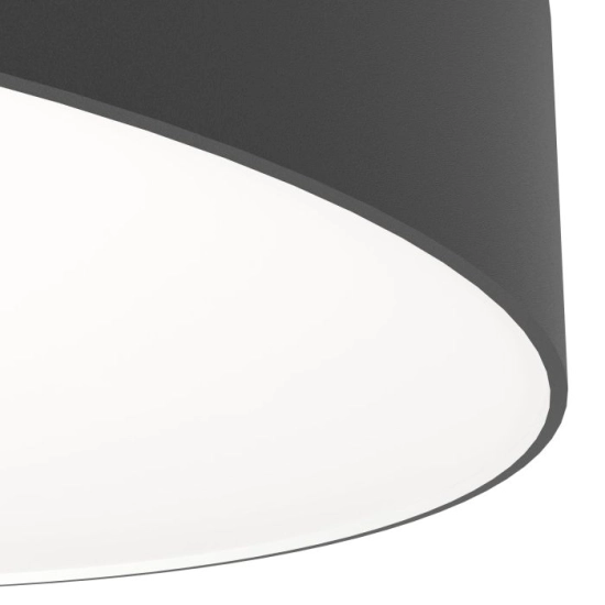 GALLIZZI-Z oprawa sufitowa LED RGB/CCT Plafon 39cm Czarny 901903 EGLO