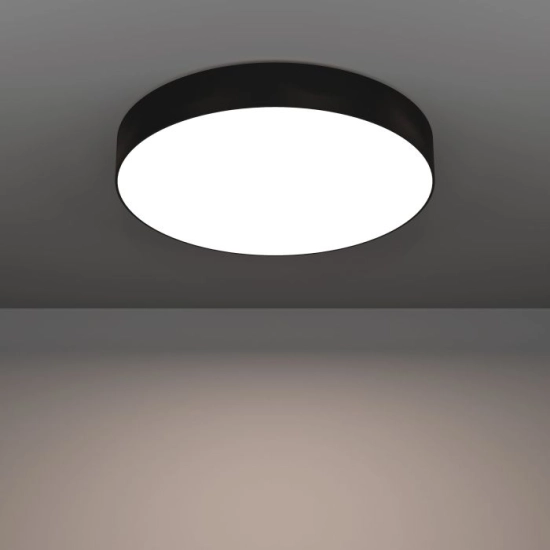 GALLIZZI-Z oprawa sufitowa LED RGB/CCT Plafon 49cm Czarny 901904 EGLO